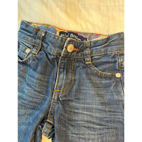 Mini Boden Size‎ 2 Classic Denim Jeans Straight Leg - Picture 2 of 6